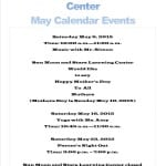 May Calendar of Events 2015